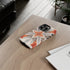 Silver Feather Compass - Impact Resistant Phone Case